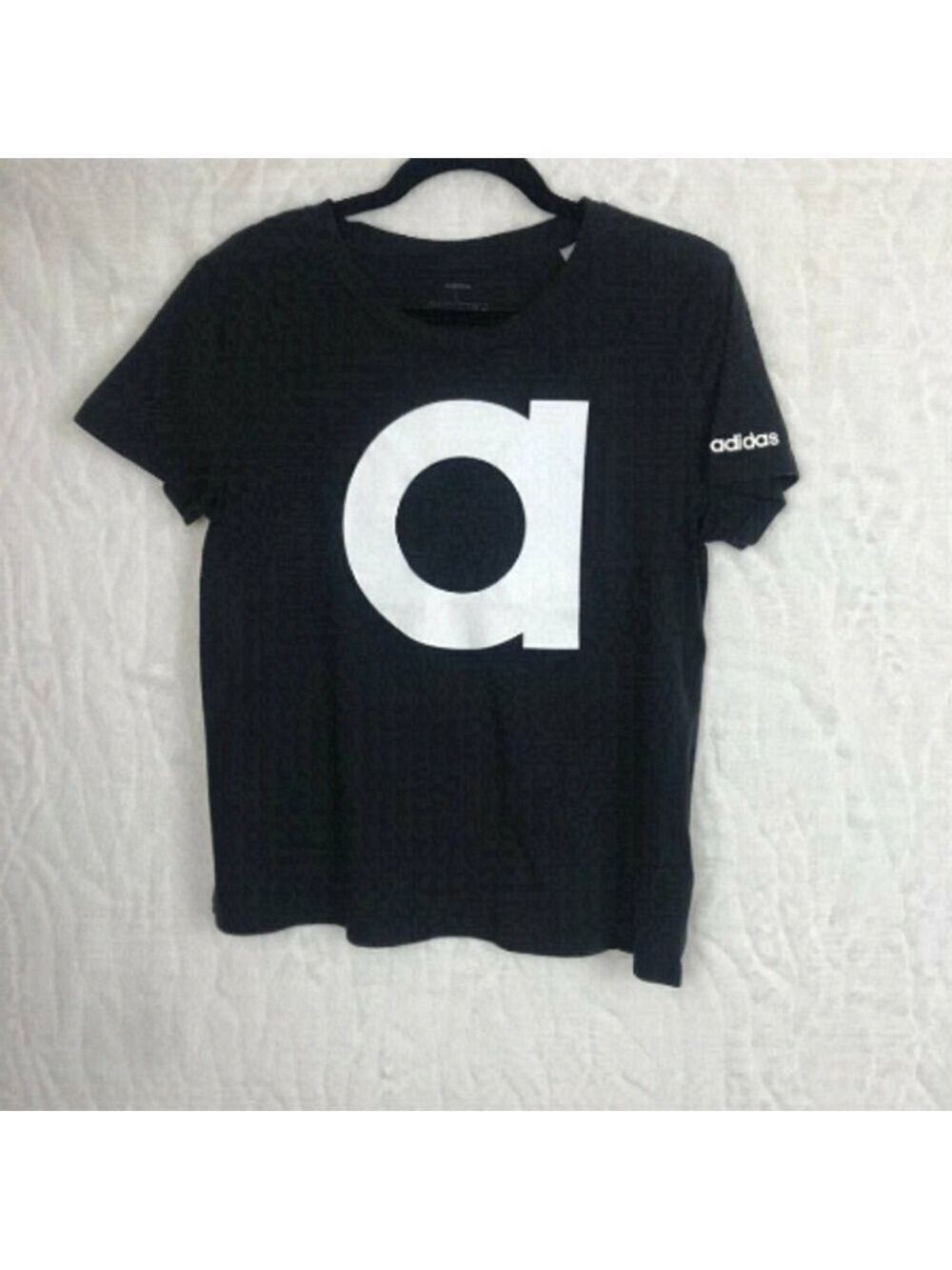 Adidas Black And White T-Shirt Size L